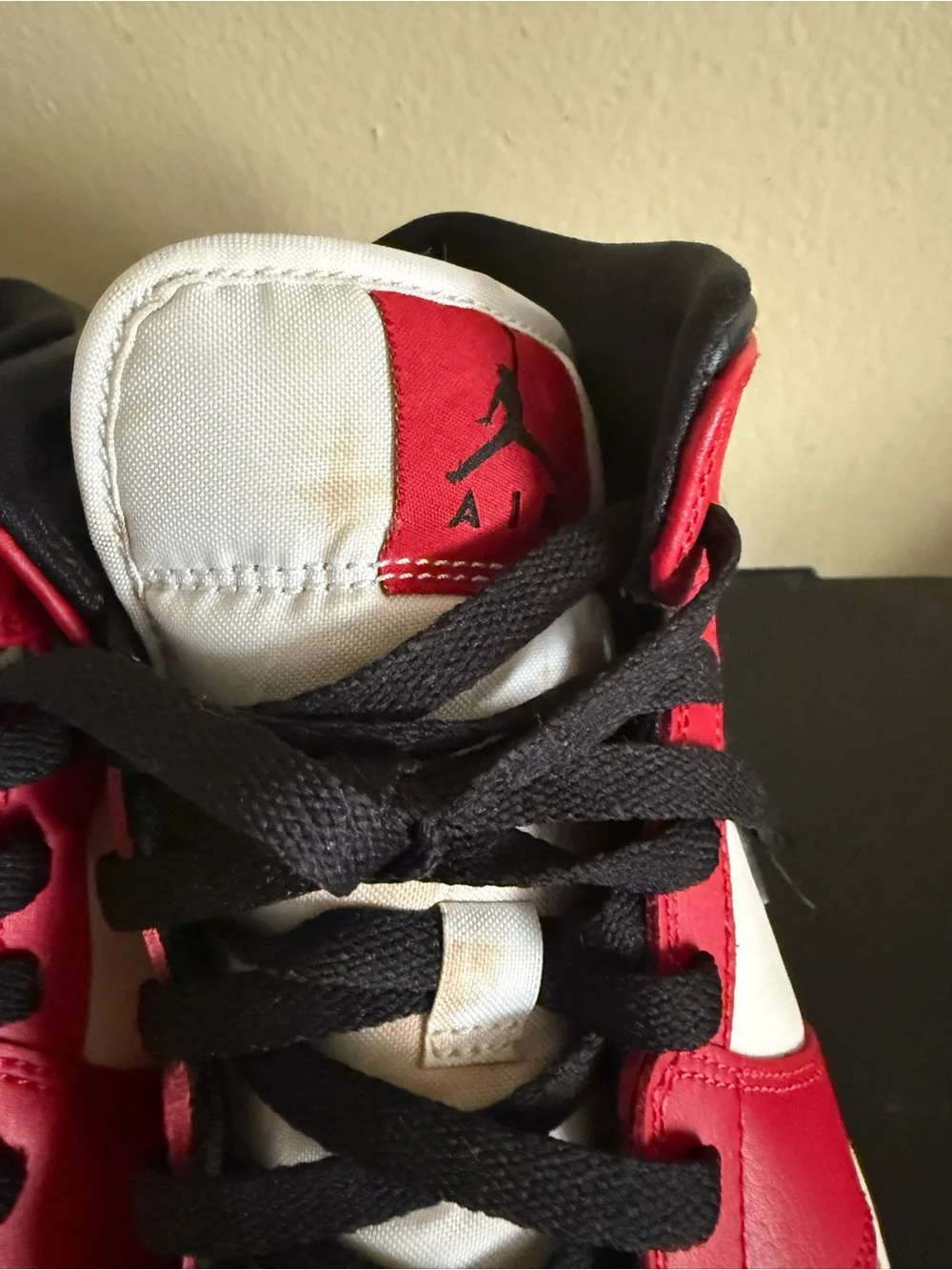 Nike Kids Black & Red High-Top Sneakers